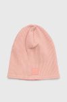 Дитяча шапка United Colors of Benetton колір рожевий з тонкого трикотажу (3466085)