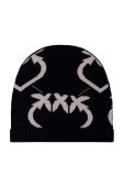 Дитяча шапка Pinko Up колір чорний з тонкого трикотажу