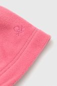 Дитяча шапка United Colors of Benetton колір рожевий з тонкого трикотажу (3629424)