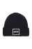 Дитяча шапка з домішкою вовни BOSS колір синій з товстого трикотажу