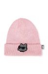 Дитяча шапка Karl Lagerfeld колір рожевий