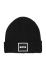 Дитяча шапка з домішкою вовни BOSS колір чорний з тонкого трикотажу