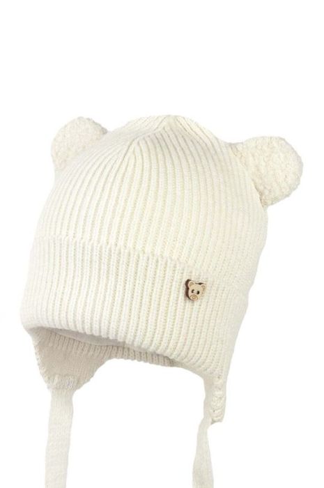 Дитяча шапка Jamiks EDITH колір білий