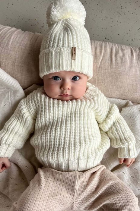 Дитяча шапка Jamiks HANA колір бежевий