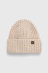Дитяча вовняна шапка Jamiks KUMIKO колір бежевий вовна (3626900)