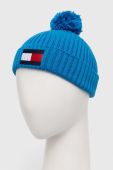 Дитяча шапка Tommy Hilfiger колір блакитний (3550231)