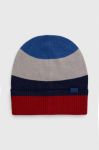 Дитяча шапка United Colors of Benetton колір червоний з тонкого трикотажу (3461965)