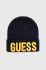 Дитяча шапка Guess колір синій з тонкого трикотажу (3638155)