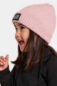 Дитяча шапка Didriksons BUS KDS BEANIE колір рожевий