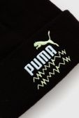 Дитяча шапка Puma Mixmatch Pom Pom Beanie колір чорний