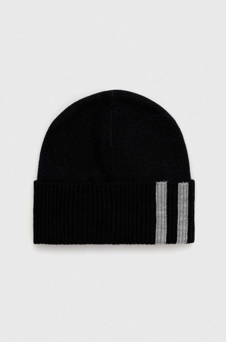 Дитяча шапка United Colors of Benetton колір чорний з тонкого трикотажу (3601822)