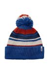 Дитяча шапка Jack Wolfskin POMPOM BEANIE колір блакитний