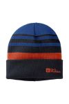 Дитяча шапка Jack Wolfskin STRIP NIT колір блакитний