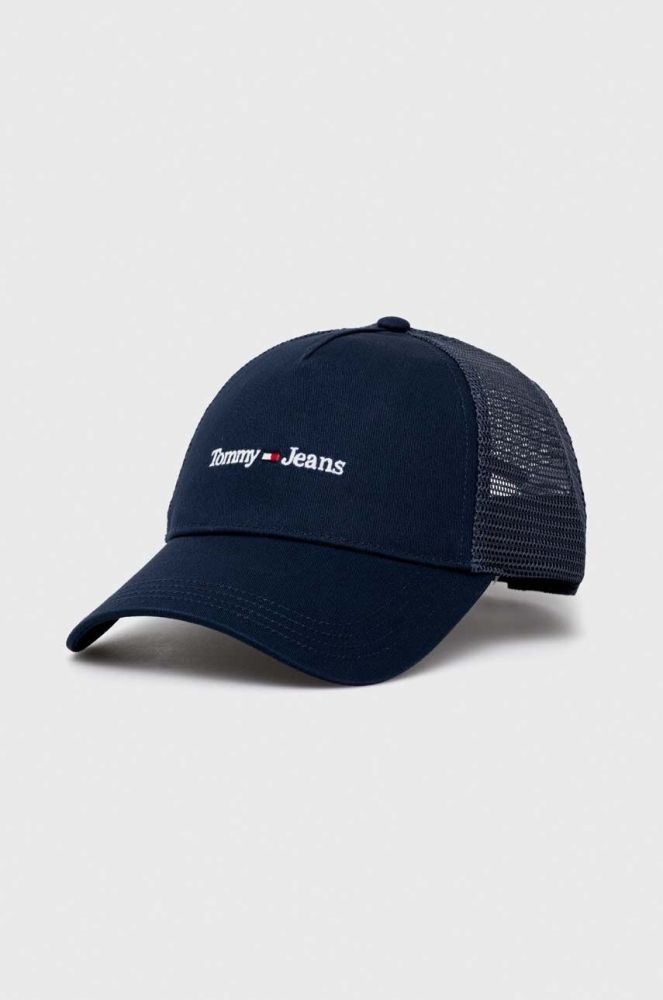 Кепка Tommy Jeans колір синій з аплікацією (3243956)