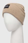 Шапка HUGO колір коричневий