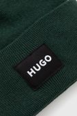 Шапка HUGO колір зелений (3376516)