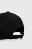 Бавовняна бейсболка EA7 Emporio Armani колір чорний з принтом (3588118)