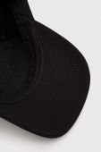 Бавовняна бейсболка EA7 Emporio Armani колір чорний з принтом (3588118)