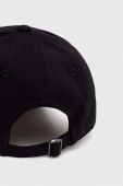 Бавовняна бейсболка Guess Originals колір чорний з аплікацією