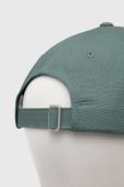 Бавовняна бейсболка The North Face колір зелений з аплікацією (3564014)