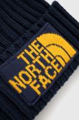 Шапка The North Face колір синій з товстого трикотажу (3601851)