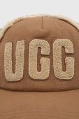 Кепка UGG колір коричневий з аплікацією (3590928)