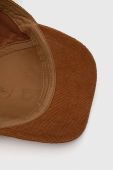 Кепка Pepe Jeans колір коричневий однотонна