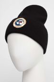 Шапка Napapijri колір чорний з товстого трикотажу (3550300)