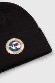 Шапка Napapijri колір чорний з товстого трикотажу (3550300)