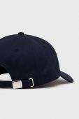Бавовняна бейсболка Trussardi колір синій з аплікацією