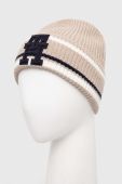 Шапка з домішкою кашеміру Tommy Hilfiger колір бежевий з тонкого трикотажу (3519844)