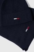 Шапка і шарф Tommy Jeans колір синій
