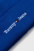 Шапка Tommy Jeans з тонкого трикотажу колір блакитний (3445827)
