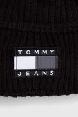 Шапка Tommy Jeans колір чорний з товстого трикотажу (3546424)
