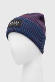 Шапка з домішкою вовни Guess колір бордовий