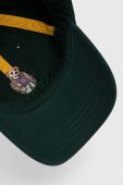 Бавовняна бейсболка Polo Ralph Lauren колір зелений з аплікацією (3419554)