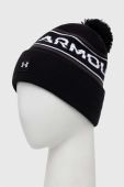 Шапка Under Armour колір чорний з тонкого трикотажу (3638159)
