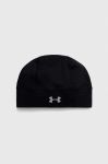 Шапка Under Armour Storm Launch колір чорний з тонкого трикотажу