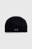 Шапка Under Armour Storm Launch колір чорний з тонкого трикотажу