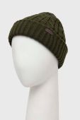 Шапка Barbour колір зелений з товстого трикотажу (3496533)