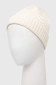 Вовняна шапка Joop! колір бежевий вовна (3500280)