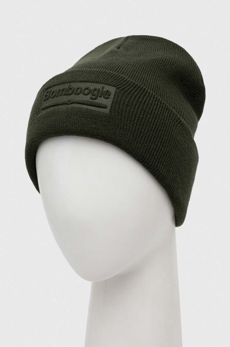 Шапка Bomboogie колір зелений (3550330)