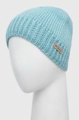 Шапка Columbia колір бірюзовий з товстого трикотажу (3511699)