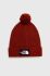 Шапка The North Face колір бордовий з товстого трикотажу (3597602)