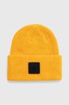 Шапка The North Face колір помаранчевий з товстого трикотажу (3597603)