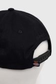 Бавовняна бейсболка Dickies колір чорний з аплікацією