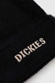Шапка Dickies колір чорний з товстого трикотажу