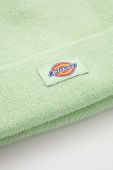 Шапка Dickies колір зелений з товстого трикотажу