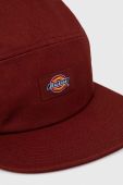 Кепка Dickies колір бордовий з аплікацією