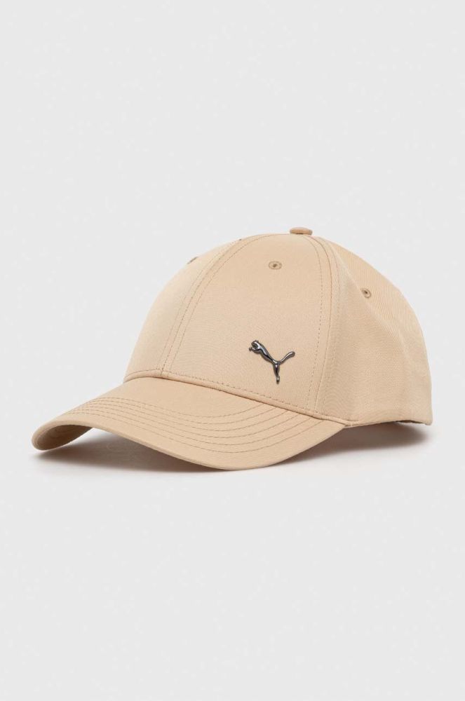 Кепка Puma колір бежевий однотонна (3458413)